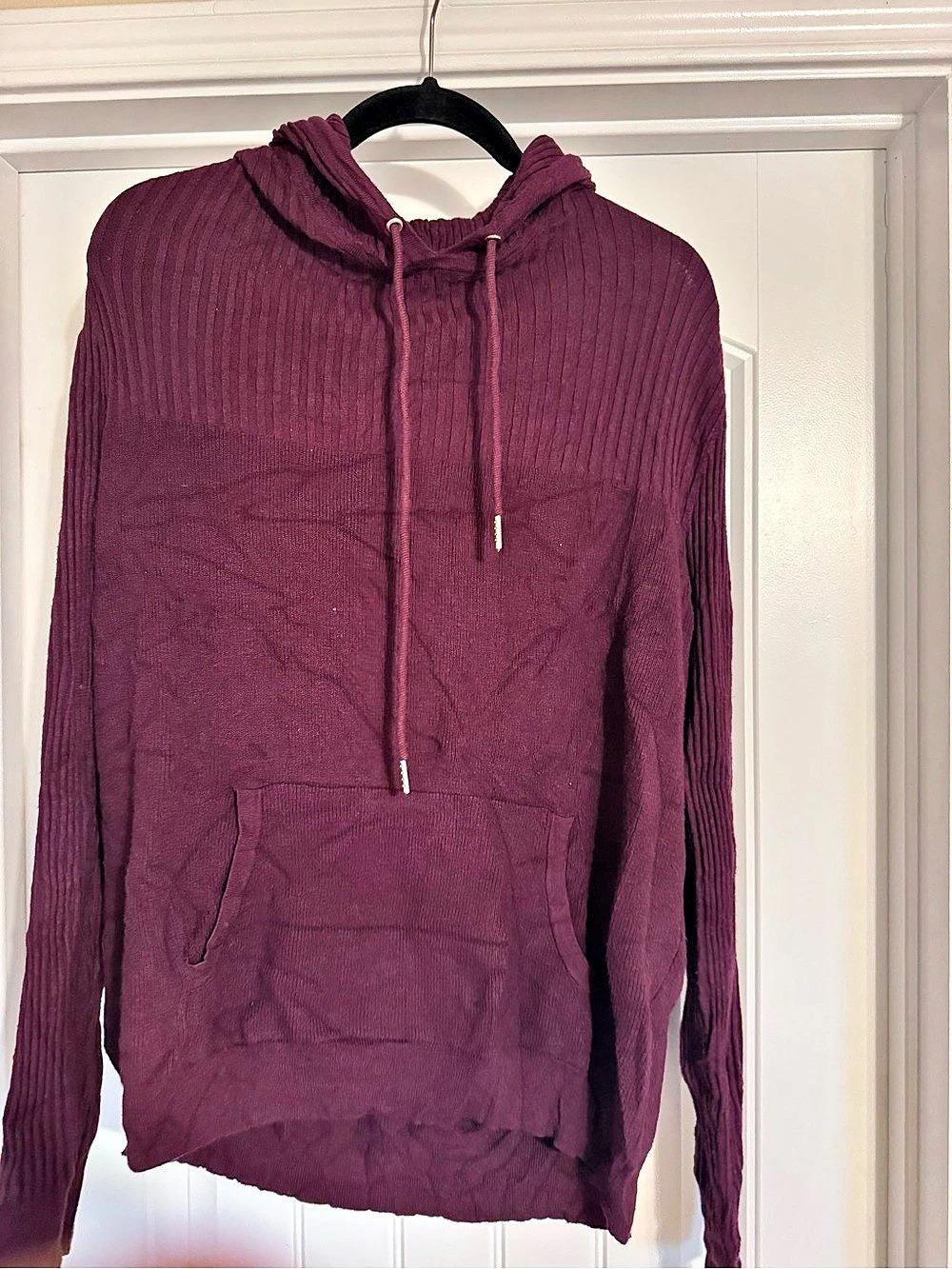 INC International Concepts Burgundy Pullover Hoodie
